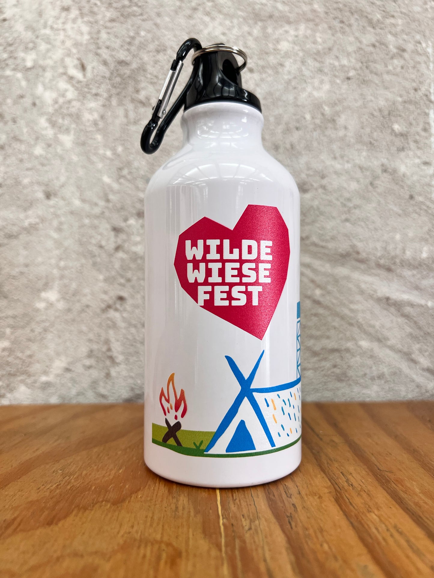 Wilde Trinkflasche, limitiert, mit Aufdruck