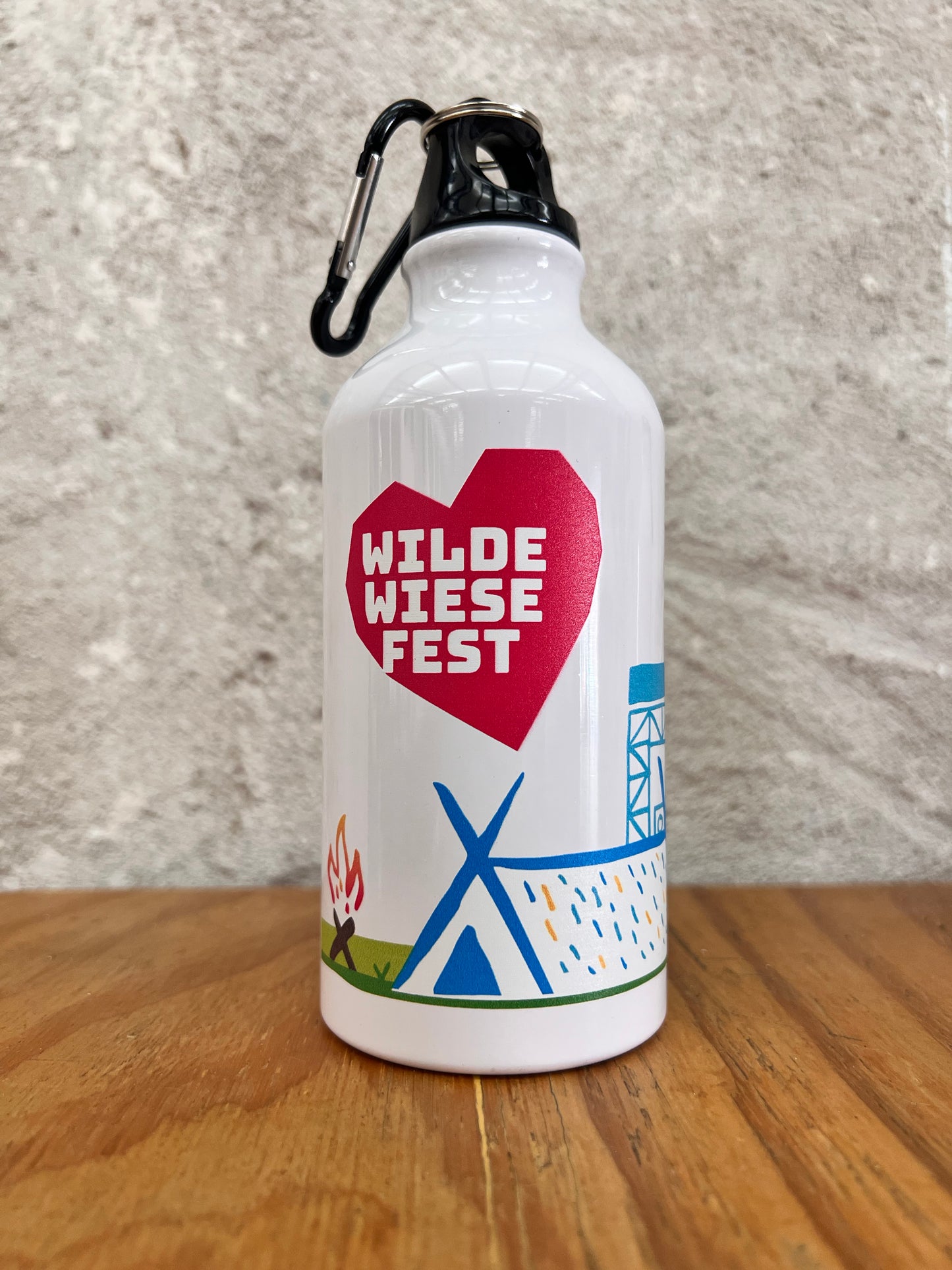 Wilde Trinkflasche, limitiert, mit Aufdruck